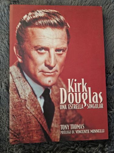 Portada del libro de Kirk Douglas, una estrella singular
