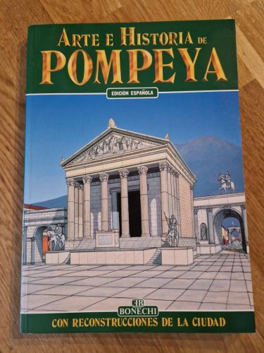 Portada del libro de Arte e Historia de Pompeya