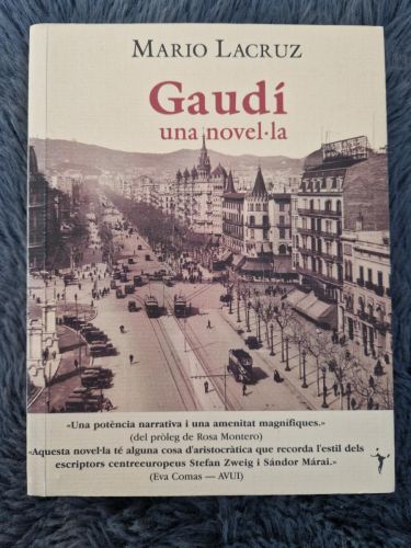 Portada del libro de Gaudí, una novel·la