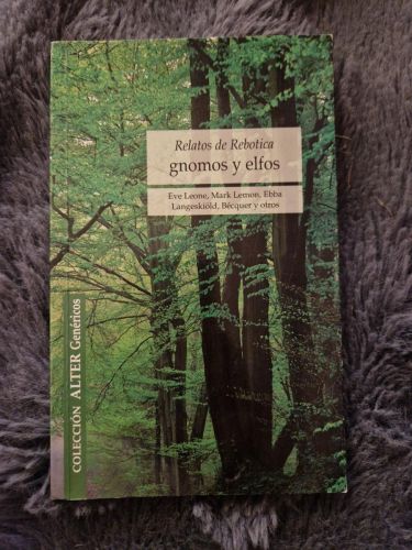 Portada del libro de Gnomos y elfos (Relatos de Rebotica)