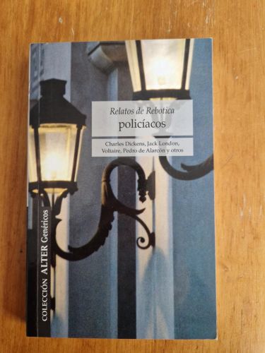 Portada del libro de Relatos de Rebotica Policíacos