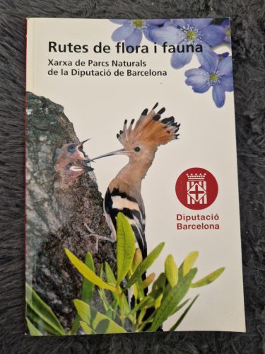 Portada del libro de Rutes de flora i fauna. Xarxa de Parcs Naturals de la Diputació de Barcelona.
