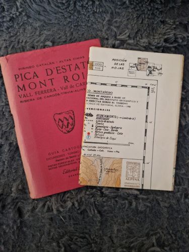 Portada del libro de Guía cartográfica: Pica d'estats, Mont Roig (Vall Ferreira, Vall de Cardós, Ribera de Cardós, Trívia,...