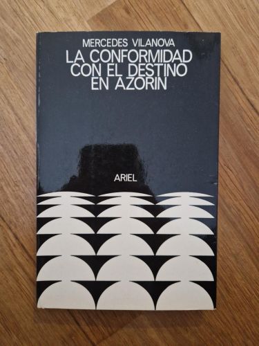 Portada del libro de La conformidad con el destino en Azorín