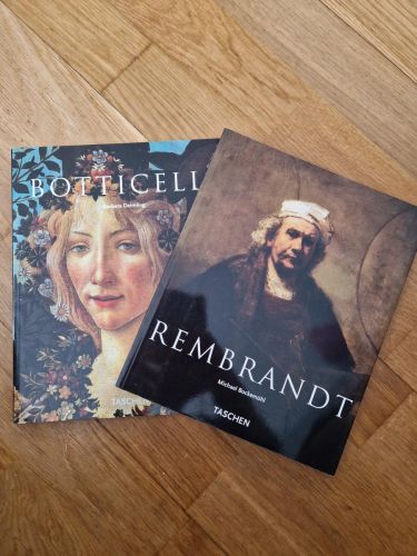 Portada del libro de Botticelli / Rembrandt. 2 volúmenes