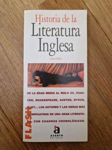 Portada del libro de Historia de la literatura inglesa