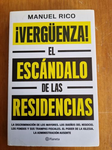 Portada del libro de ¡VERGÜENZA! El escándalo de las residencias