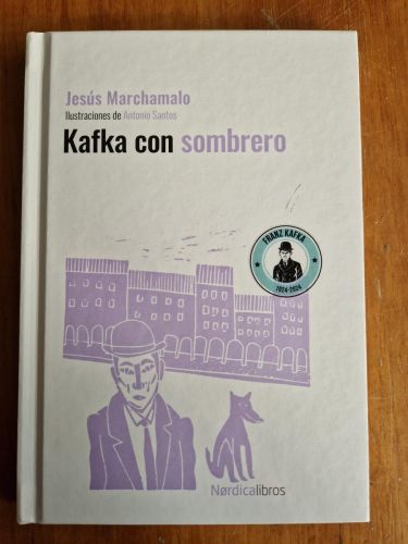 Portada del libro de Kafka con sombrero (ed. centenario)
