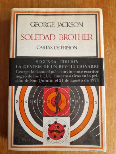 Portada del libro de Soledad Brother. Cartas de prisión.