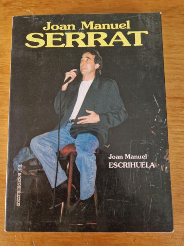 Portada del libro de Joan Manel Serrat
