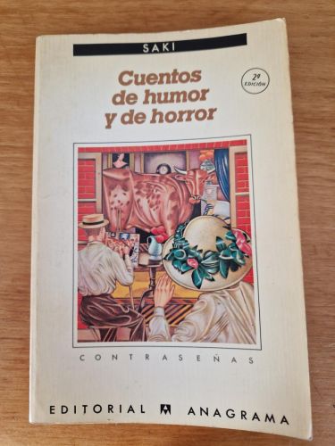 Portada del libro de Cuentos de humor y de horror.