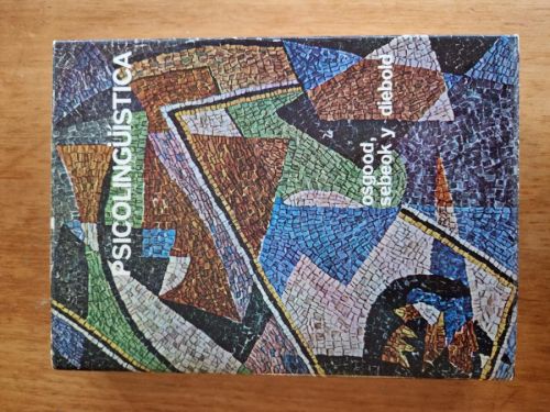 Portada del libro de Psicolingüística. Panorama de la investigación psicolingüística, 1954-1964
