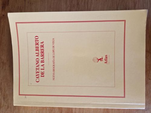 Portada del libro de Nueva biografía de Lope de Vega.