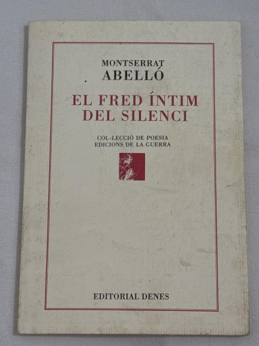 Portada del libro de El fred íntim del silenci