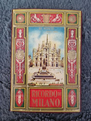 Portada del libro de Ricordo di Milano. 32 Vedute. Parte Prima
