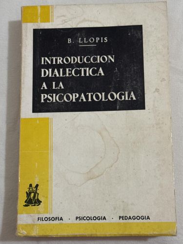 Portada del libro de Introducción dialéctica a la psicopatología