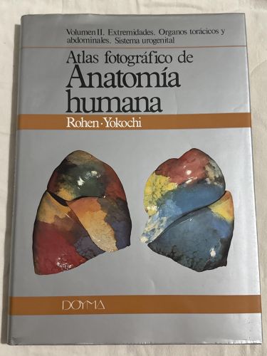 Portada del libro de Atlas fotográfico de anatomía humana V. 2