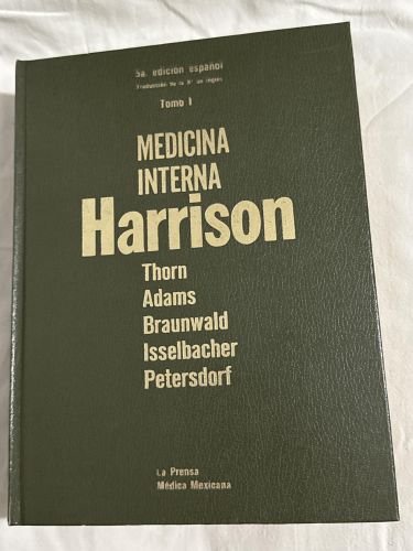 Portada del libro de Medicina Interna Harrison Tomo I