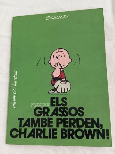 Portada del libro de Els grassos també perden, Charlie Brown