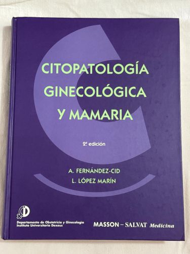 Portada del libro de Citopatología ginecológica y mamaria