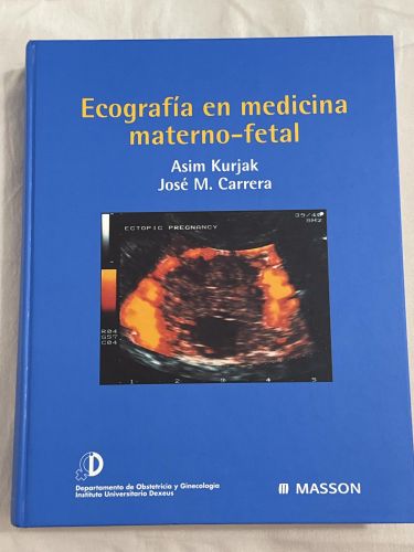 Portada del libro de Ecografía en medicina materno-fetal