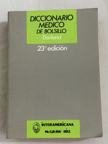 Portada del libro de Diccionario médico Dorland (bolsillo)