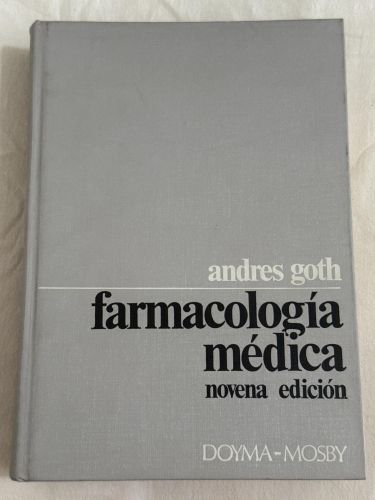 Portada del libro de Farmacología médica