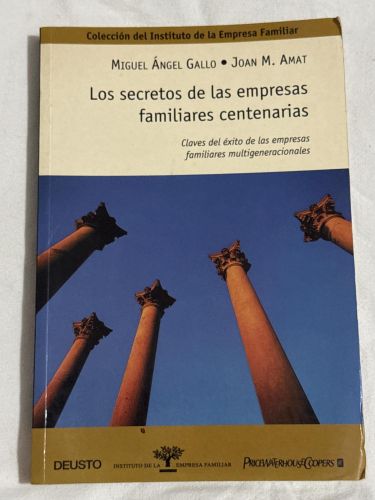 Portada del libro de Los secretos de las empresas familiares centenarias