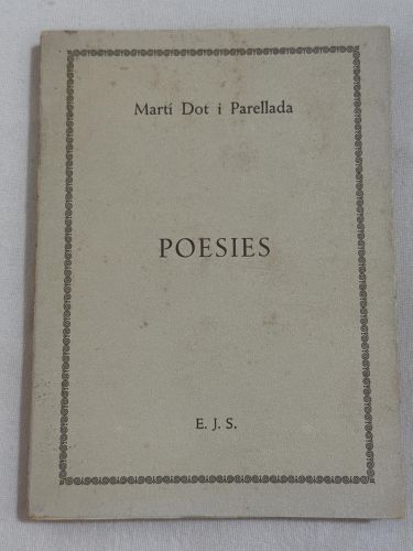 Portada del libro de Poesies