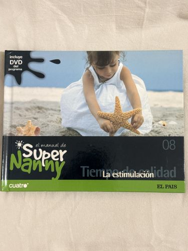 Portada del libro de El Manual de Super Nanny Nº 8 - La estimulación- incluye DVD