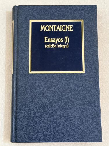 Portada del libro de Ensayos completos I