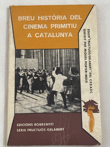 Portada del libro de Breu història del cinema primitiu a catalunya