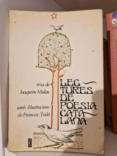 Portada del libro de Lectures de poesia catalana