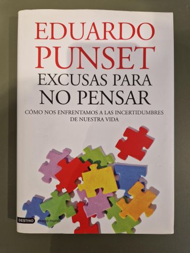 Portada del libro de Excusas para no pensar