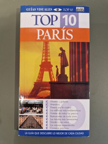 Portada del libro de París (Top 10)