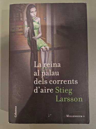 Portada del libro de La reina al palau dels corrents d'aire (Sèrie Millennium 3)