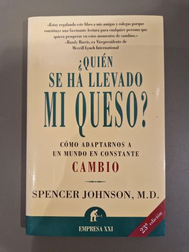Portada del libro de ¿Quién se ha llevado mi queso?
