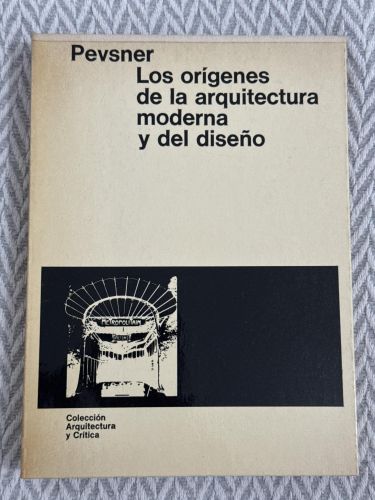 Portada del libro de Los orígenes de la arquitectura moderna y del diseño