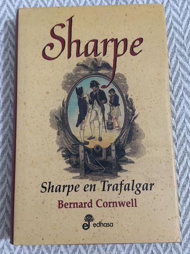 Portada del libro de Sharpe en Trafalgar