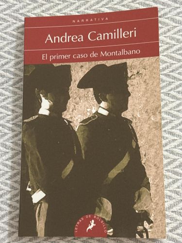 Portada del libro de El primer caso de Montalbano