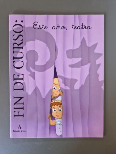 Portada del libro de Fin de curso, este año, teatro