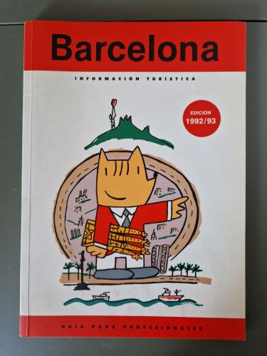 Portada del libro de Barcelona información turística. Guía para profesionales