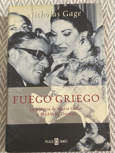 Portada del libro de Fuego griego: La historia de Maria Callas y Aristóteles Onassis
