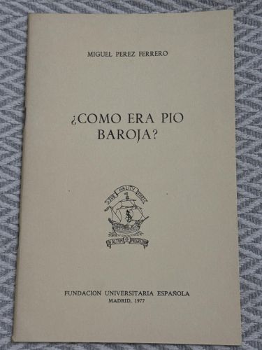 Portada del libro de ¿Cómo era Pío Baroja?