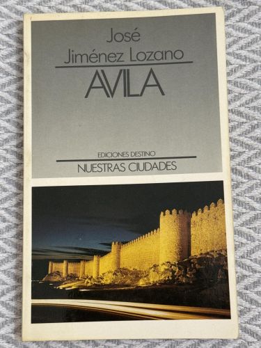 Portada del libro de Ávila