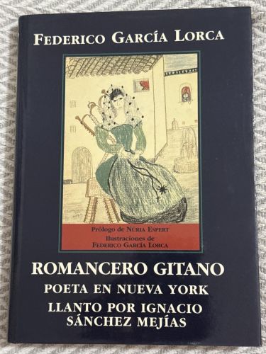 Portada del libro de Romancero gitano. Poeta en Nueva York. Llanto por Ignacio