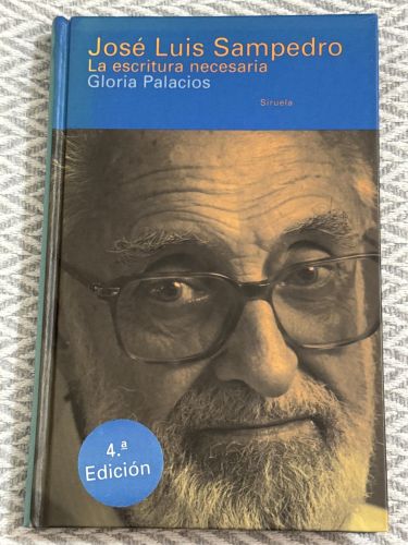 Portada del libro de José Luis Sampedro. La escritura necesaria