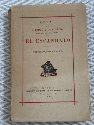 Portada del libro de El escándalo