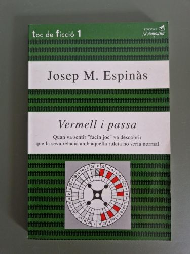 Portada del libro de Vermell i passa