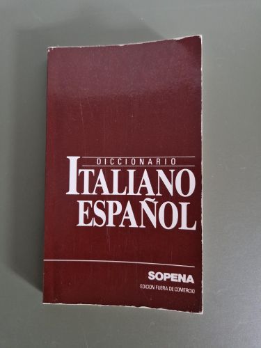 Portada del libro de Diccionario Italiano-Español
